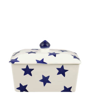 Emma Bridgewater Blue Star Small Butter Dish